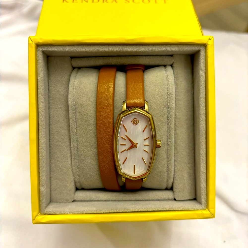 Kenda Scott wrap watch with buckle closure